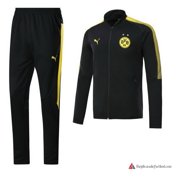 Chandal Borussia Dortmund 2017-2018 Negro Claro